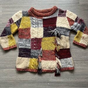 Patchwork Multicolor Sweater